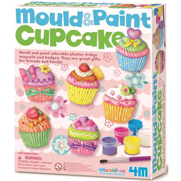 8503535 4M 00-03535 Aktivitetspakke, Cupcake 4M Mould & Paint